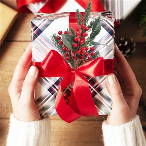 12 Pack Christmas Artificial Berry Twigs for Christmas...